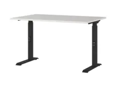 In hoogte verstelbaar bureau,HxBxD 680-910x1200x800mm,blad lichtgrijs