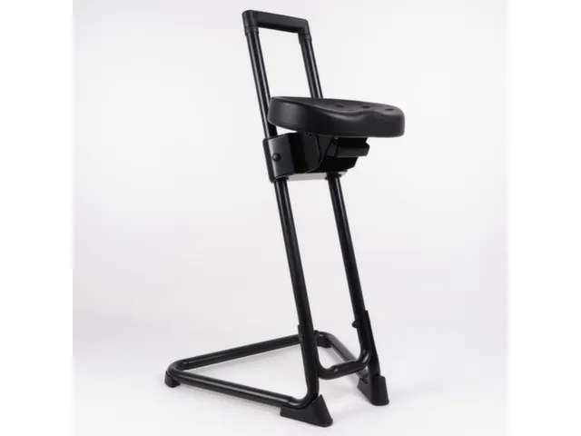 siège assis-debout inclinable mousse PU-siège standard noir