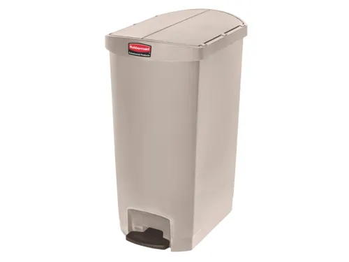 Slim Jim Step On Container End Step Kunststof 68 Liter Beige
