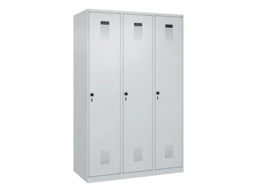locker,HxBxD 1850x1200x500mm,3vak,vak B 400mm,draaigrendel