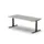 Elektrisch ihv bureau,HxBxD 650-1310x2000x900mm,blad lichtgrijs