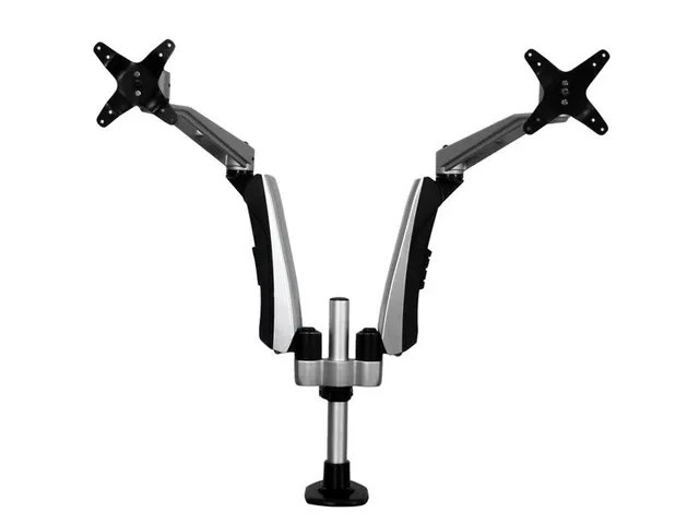 Bras Dual 2 écrans jusqu'à 24 inch Reglable