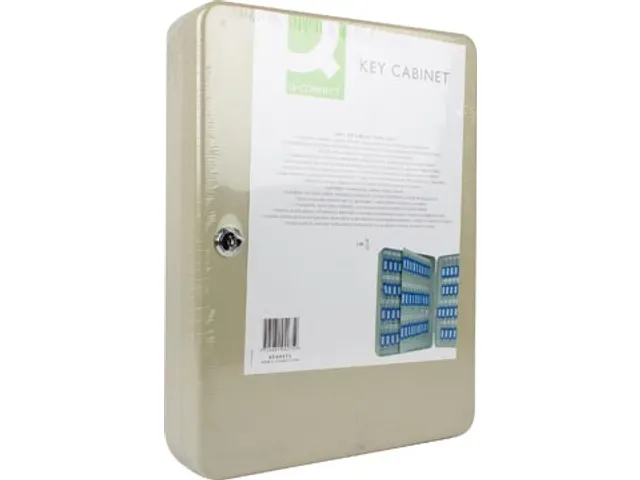 Sleutelkast Voor 140 Sleutelhangers Grijs Inclusief 2 Sleutels