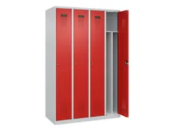 locker voor scheiding van kleding,HxBxD 1850x1200x500mm,4vak