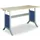 montagetafel,HxBxD 735-1100x1500x750mm,blad multiplex,RAL7035/RAL5013
