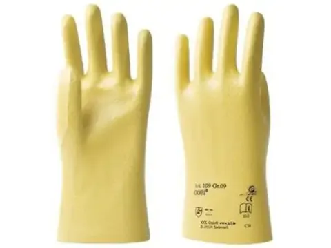 KCL Gobi 109 nitril handschoenen, geel, maat 8, 100 stuks