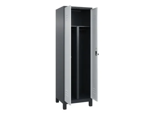 PBM-locker,HxBxD 1950x600x500mm,2vak,vak B 300mm,draaigrendel