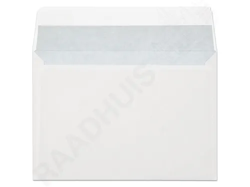 Dienstenvelop Raadhuis 114x162mm C6 wit met plakstrip krimp a 25 stuks