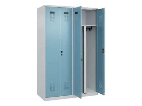 PBM-locker,HxBxD 1850x1200x500mm,4vak,vak B 300mm,draaigrendel