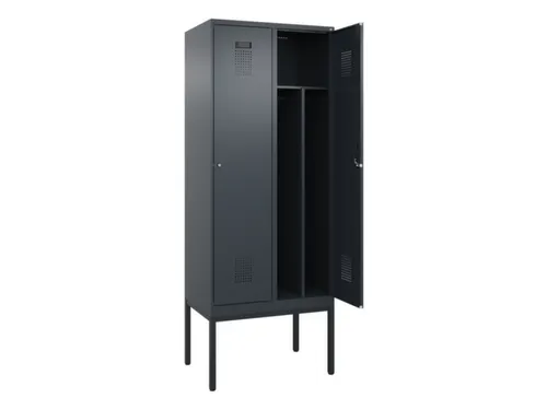 locker voor scheiding van kleding,HxBxD 2120x800x500mm,2vak