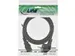 Kabel inLine STROOM C13 recht - CEE7/7 haaks 1,8 meter zwart