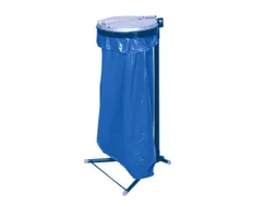 Afvalverzamelaar Standmodel 980x500x530mm 120 liter Zak Blauw