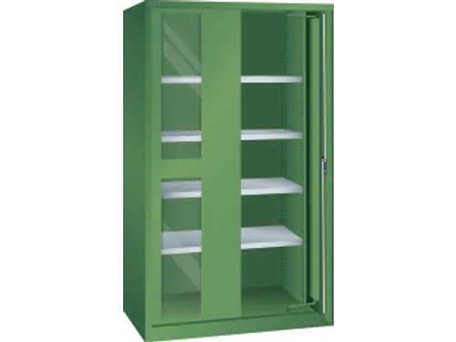 zwaarlastkast met zwenkdeuren,HxBxD 1950x1146x690mm,lak RAL6011