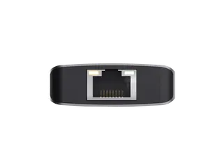 Adapter Trust Dalyx 6-in-1 USB-C multipoort grijs - 6