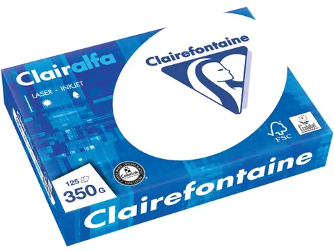 Clairefontaine Clairalfa Presentatiepapier A4 350 Gram 125 vel