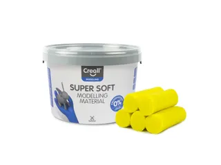 Klei Creall supersoft geel 1750gram - 2