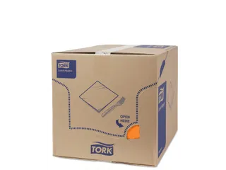 Tork 477870 Soft Lunchservet Advanced Oranje 33x33cm - 4