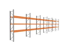 palletstelling,basis+5xaanbouw,HxBxD 3990x16900x1100mm,vakl. 3000kg