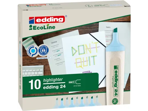Markeerstift edding 24 EcoLine pastel blauw