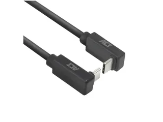 Kabel ACT USB-C hoek boven/beneden 10Gbps 2m - 1