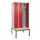locker met bank,voor scheiding van kleding,HxBxD 2120x900x815mm,3vak