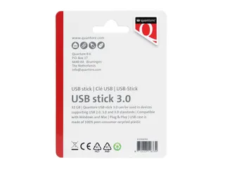 Quantore USB-stick 3.0 32GB Zwart - 3