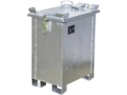lithium-ion opslagcontainer,30l,HxBxD 750x400x600mm,vuurverzinkt