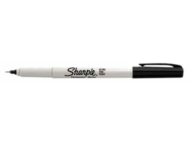 Feutre Sharpie ogive Ultra Fin noir blister 2 pièces