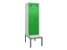 armoire vestiaire avec banc noir et blanc,HxlxP 2120x600x815mm