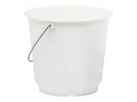 Denox Emmer met maatverdeling Kunststof wit 15 liter 34cm