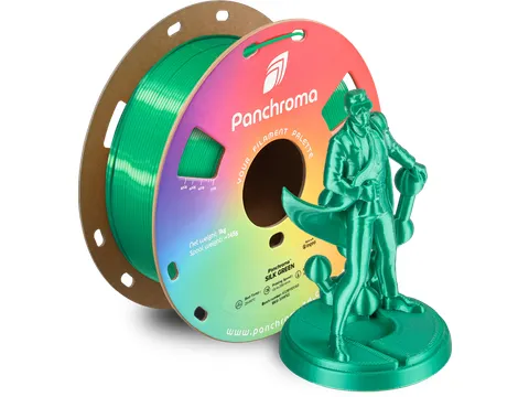 Polymaker 3D printer Filament Panchroma PLA Silk 1,75mm Groen 1kg