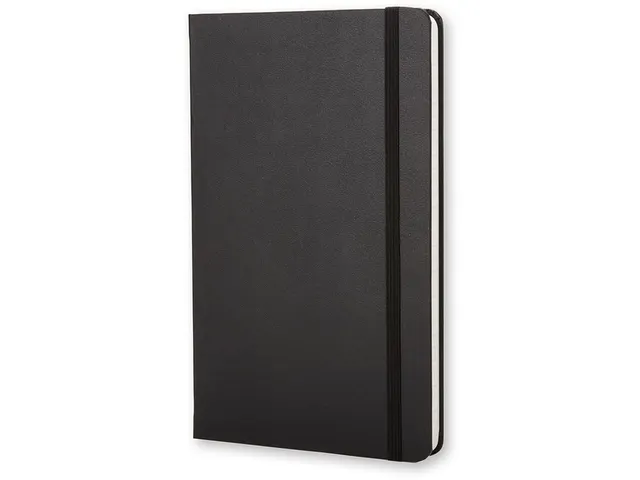 Notitieboek Moleskine pocket 90x140mm lijn hard cover zwart