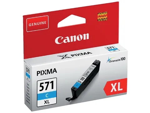 Inktcartridge Canon CLI-571XL HC Cyaan