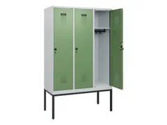schoollocker,HxBxD 1950x1200x500mm,3vak,vak B 400mm,draaigrendel