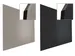 Prikbord Paneel Float Bulletin 120x200cm Zwart frameloos