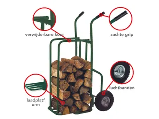Steekwagen Voor Vervoer Hout 250kg - 7