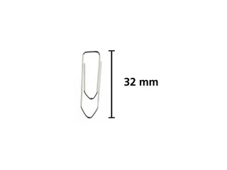 Paperclip Kangaro 32mm hoekig verzinkt doos à 100 stuks - 4