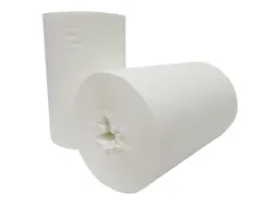 Mini Poetspapier 1-laags Cellulose Coreless 12 Rollen