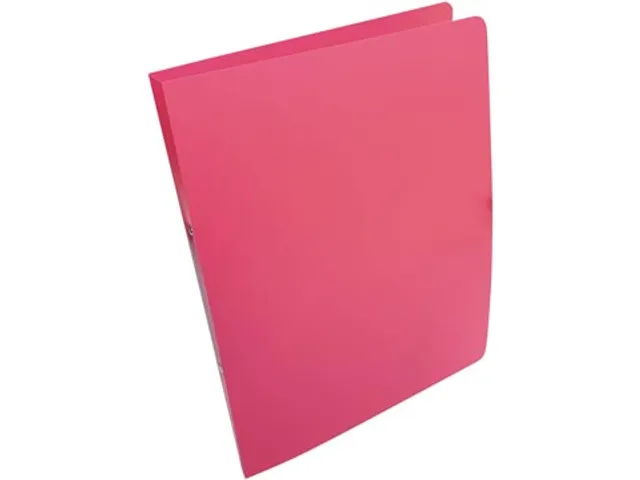 ringmap voor A4 uit PP 2 ringen van 16 mm roze