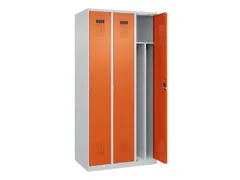 locker voor scheiding van kleding,HxBxD 1850x900x500mm,3vak