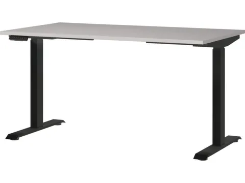 Elektrisch ihv bureau,HxBxD 720-1200x1400x800mm,blad decor kasjmier