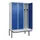 locker met bank,voor scheiding van kleding,HxBxD 2120x1200x815mm,3vak