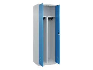 PBM-locker,HxBxD 1850x600x500mm,2vak,vak B 300mm,draaigrendel - 2