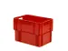 Bac Gerbable/emboîtable Norme Europe Pp Hxlxl 420X600X400Mm 80L Rouge