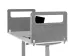 BNESSSALGYD60 BakkerElkhuizen veiligheidsscherm side lichtgrijs 60x60c