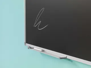 Krijtbord 120x240cm Softline alu profiel 8mm grijs emaille - 5