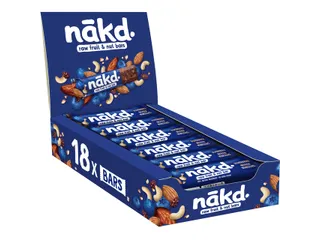 Fruit- en notenreep NAKD blueberry muffin 18x35 gram - 1