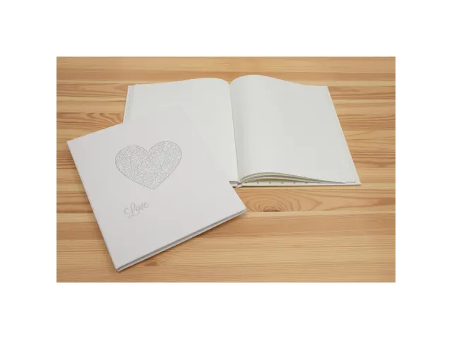 Gastenboek HARMONY 27x22cm 100bl
