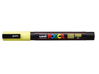 Verfstift Posca PC3M Fijne punt 0,9-1,3mm Zonnegeel - 1