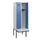 locker met bank,HxBxD 1950x600x815mm,2vak,vak B 300mm,cilinderslot